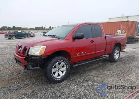 2006 Nissan Titan Le из США, поврежденный, VIN 1N6BA06B36N540272